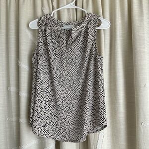 41 Hawthorn Beige Sleeveless Dot-Print Camisole